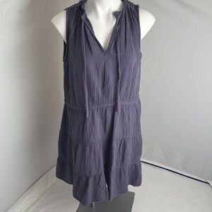 4OUR DREAMERS blue tiered gauzy summer dress